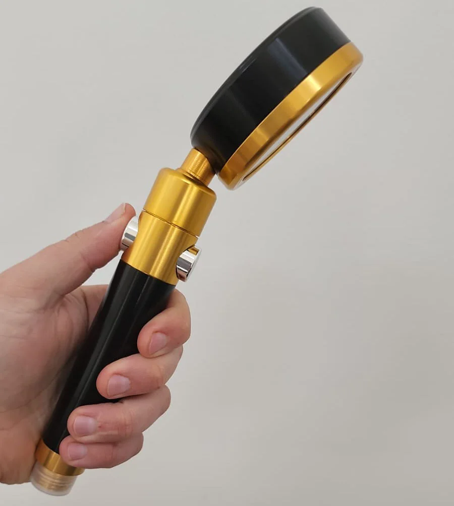 FineShowerJet™ Exclusive Limited Edition Shower Head - Golden in Black - Image 2