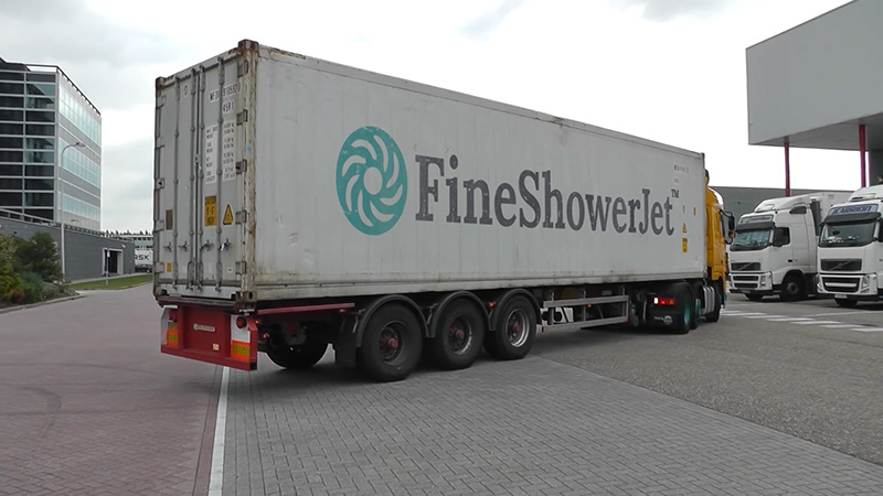 FineShowerJet Warehouse Truck