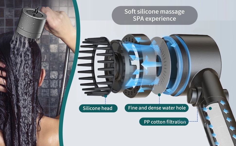 10006 massage shower head